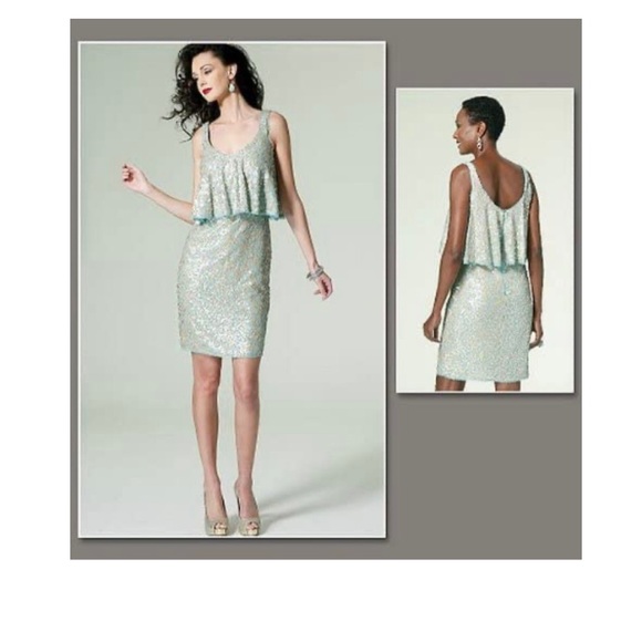 Vogue V1288 Sewing Pattern Badgley Mischka Cocktail Dress Size 12 14 16 18 20 - Picture 2 of 9